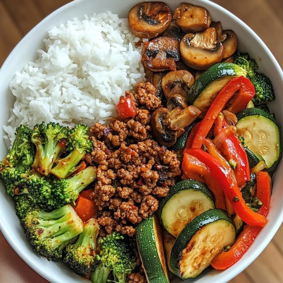 Colorful healthy meal with eggs, avocado, grilled chicken and vegetables